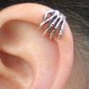 Women Nose Ring Men Lip Stud Piercing Lips Ring Lip Studs Twist Tragus Stud Earring Skull Earring