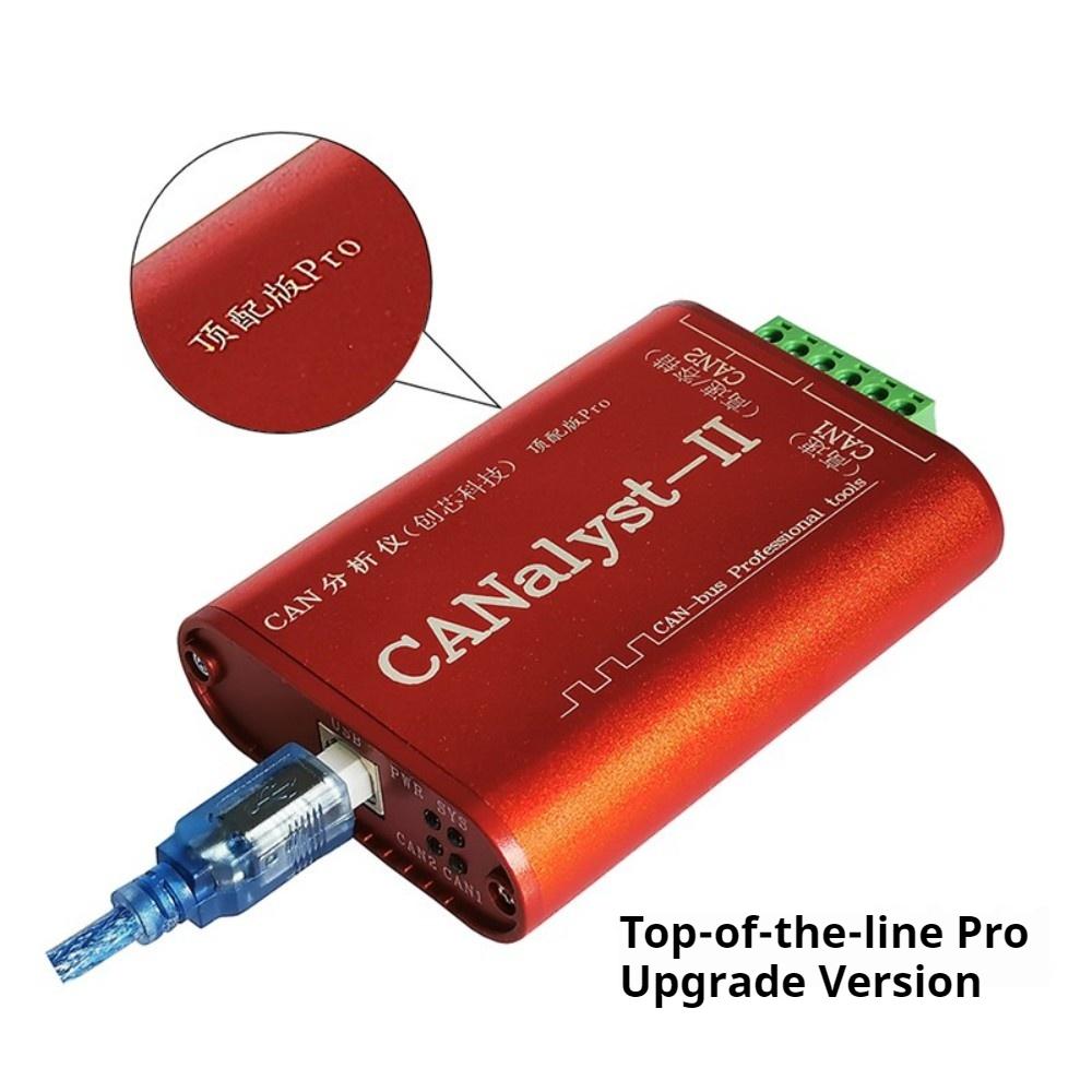 USBCAN-2 USB To CAN Analyzer Support CANOpen J1939 DeviceNet 2500V Isolation Offline Relay Auto Baud Rate For Industrial Debug