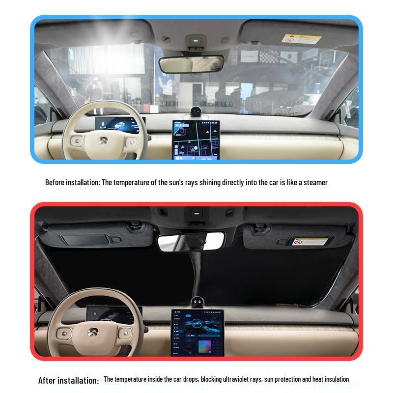 NIO ET7 Car Sunshade: Sunroof Heat Insulation & Anti-Peeping Modification Supplies