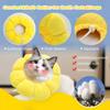 Adjustable Cat Recovery Collar Cute Solar Flower Neck Cone After Surgery Adjustable Cat Recovery Collar Cute Solar Flower Neck C