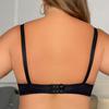 Europäischer und amerikanischer ultradünner doppelreihiger Bügel-Spitzen-BH formend Übergröße