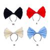 Christmas Huge Bows Hair Hoop Sweet Big Bow Headbands Satin Bow Hair Bands