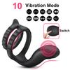 Wearable Sleeve for Penis Cock Ring Vibrator Sex Toys for Adults Vibrating Rings  Stimulator Men Sexy Toys