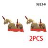 Skeleton Soldier Army King Knight Undead Horse Warrior Bricks Building Block Ringwraith Saddle Roman Soldiers Sword Waffen Toys