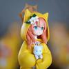 Blue Archive Iroha Marie Figure Cat Ear Hoodie Anime Girl Pvc Model Desktop Decoration Collectible Cute Toy Fans Gift 19Cm