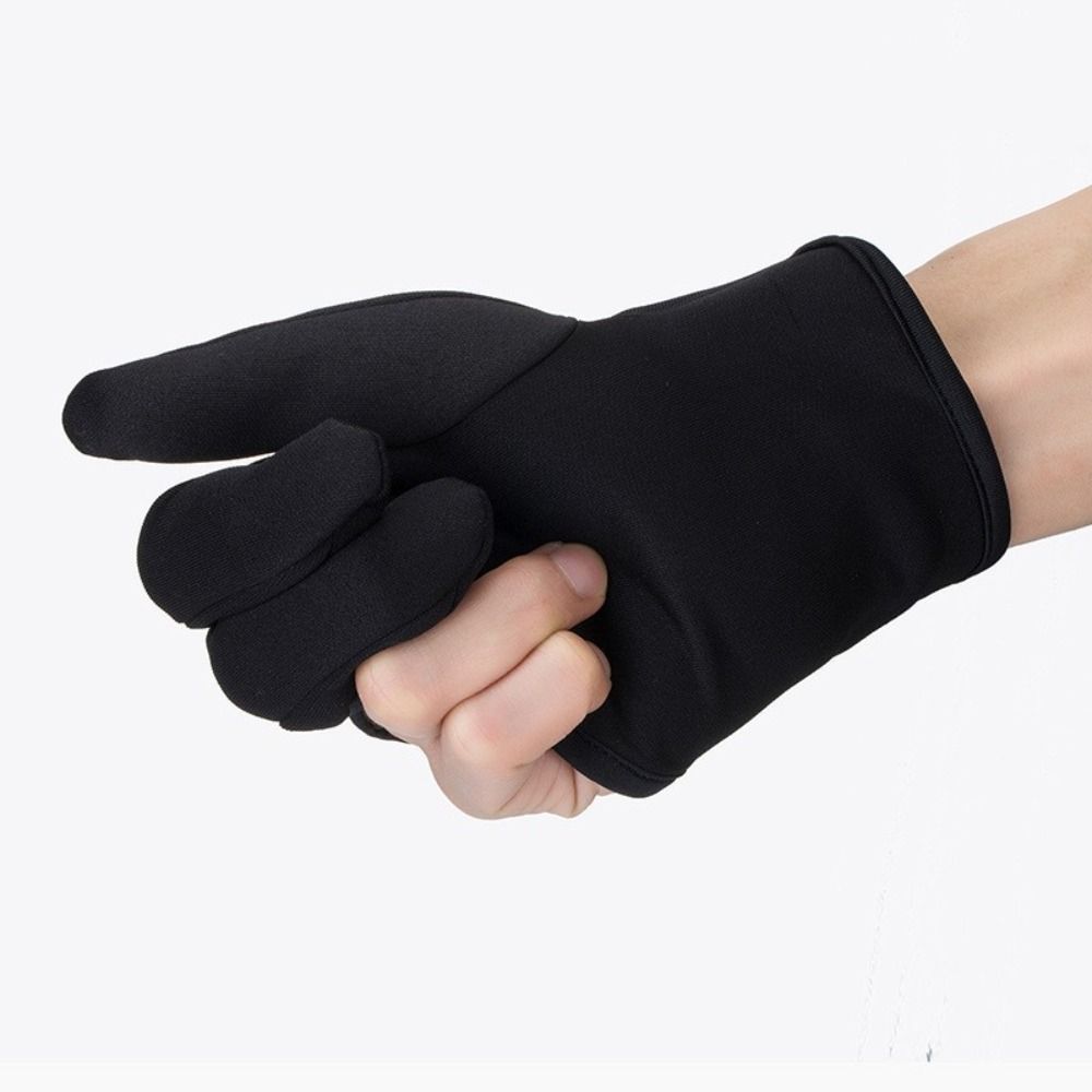 Anti-scalding Curling Wand Glove 3 Finger Barber Hair Styling Tools Heat Resistant Gloves  for Home