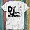 Def Jam Recordings DJ Music Turntable Vinyl T Shirt Top Tee 353