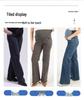 Stretch Straight-Leg Maternity Jeans - Wide-Leg, High-Quality for Spring, Autumn, Winter