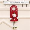 6X Door Hanging Christmas Decor Clothes Rack Christmas Ornaments Xmas Door Ornaments Xmas Tree Hanging Pendant