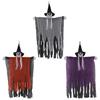 38" Halloween Hanging Witch Decoration, Spooky Scary Flying Skeleton Ghost for Outdoor, Indoor Haunted House Porch Yard Patio Decor