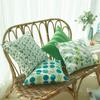 Double Sided Waterproof Printing Pillowcase Fresh Green Leaf Dot Home Sofa Pillowcase Japanese Cushion Cover