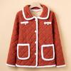 Middle-Aged & Elderly Women's Plush Lined Quilted Jacket