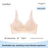 Premium Seamless Tank Top Bra for Women, Side Gather Push Up Anti-Sagging Wireless Breathable Comfortable Lingerie