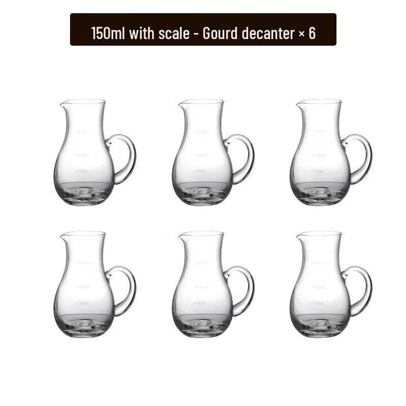 Qiwei Handmade Crystal Glass 100ml Liquor Decanter