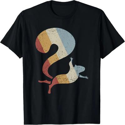 T-shirt Vintage Style Rétro Écureuil