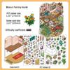 Infeel.Me My Little House: 2.5D Scenery Miniature Stickers for DIY Journal & Collage