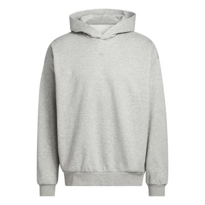 adidas Basketball Fl Hoody Fleece Pullover Sweatshirt Unisex Hoodies Medium-Heather-Gray JZ9532