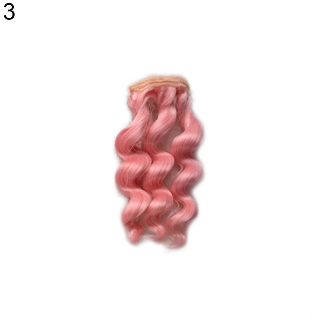 

15 см красивая кукла для девочек игрушка DIY парик вьющиеся волнистые волосы для куклы BJD аксессуары