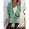 Women S Casual Versatile Lapel Pocket Long Sleeve Jacket