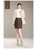 2025 Brand Korean Style A-Line Leather Skirt - Autumn/Winter Slimming, Comfortable, Hip-Hugging, Versatile, Fashionable.