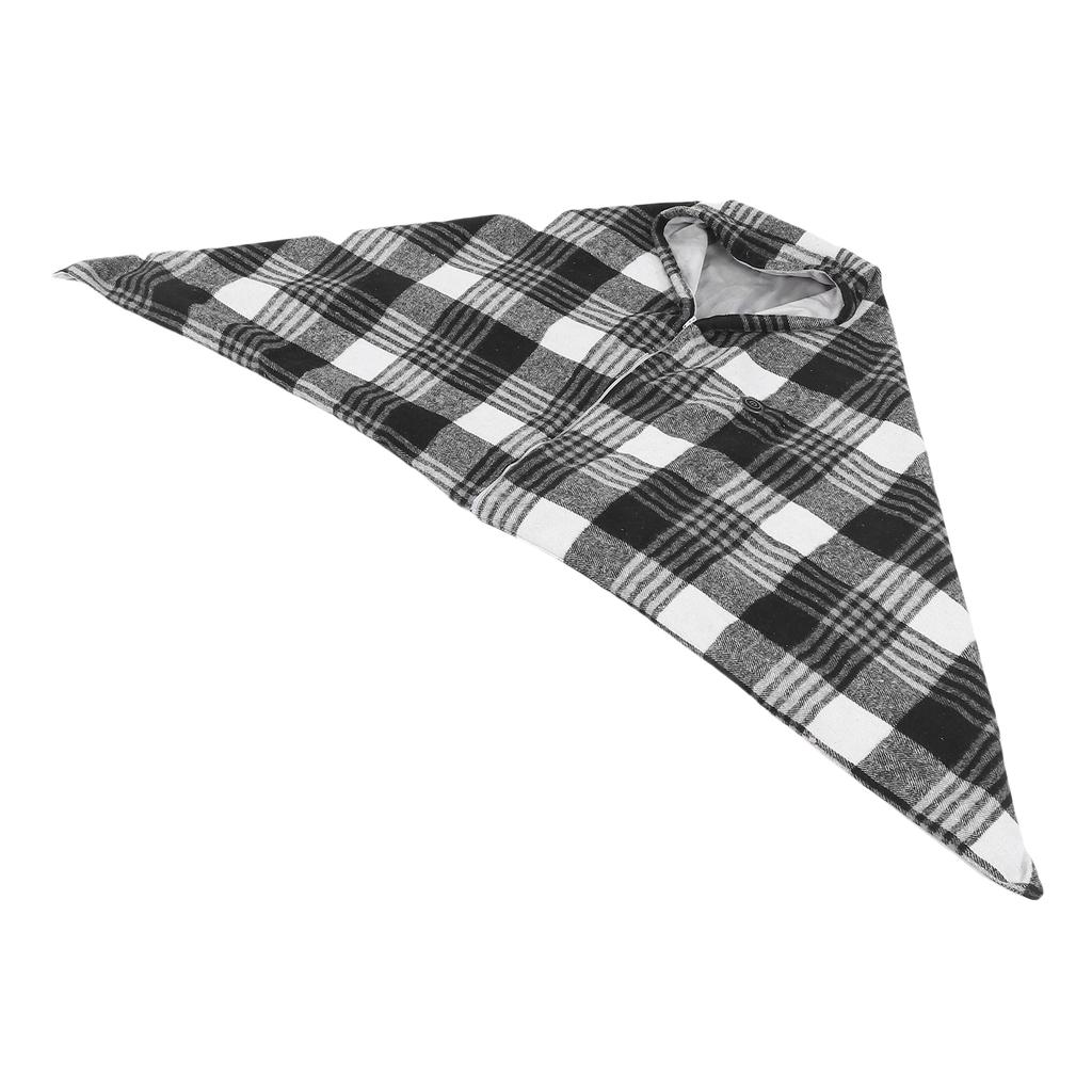 USB Heated Shawl Comfortable Warm Wearable Electric Heating Blanket 3 Temperature Settings for Winter Home Office