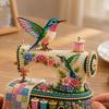 Yousheng Tiny 3D Beaded Sewing Machine DIY Kit for Kids & Adults, Exquisite Hummingbird Handmade Bead Craft Set, Stress Relief Creative DIY