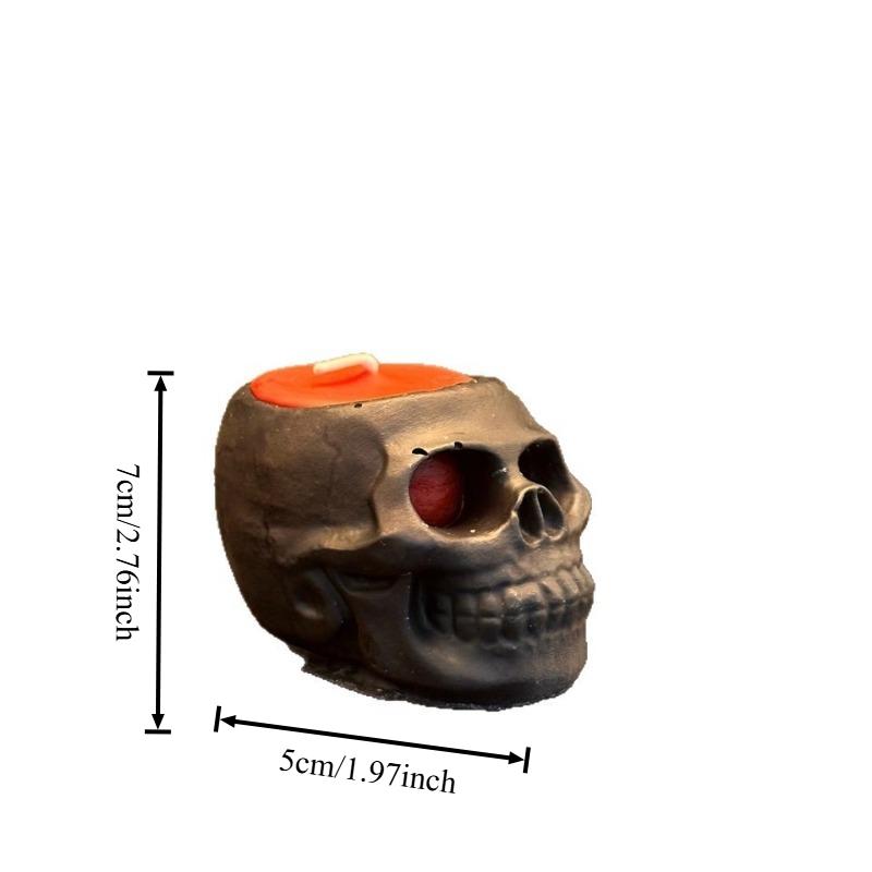 

Halloween Christmas Skull Fragrance Candle Skull Shaped Tearing Ghost Head Candle Halloween Decoration Gift