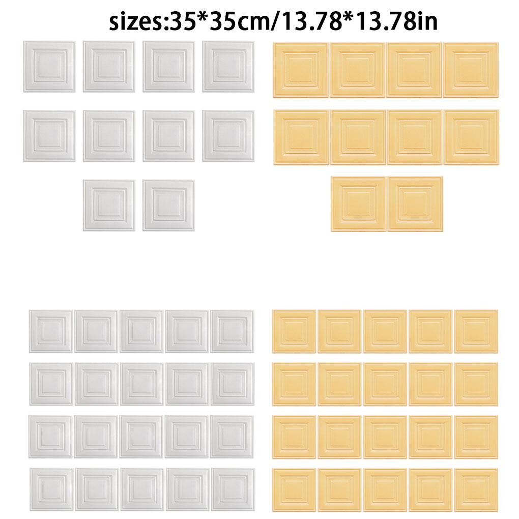 10pieces Transform Bathroom Ceiling With Peel And Stick Panels Self Adhesive Shock Wall Panels