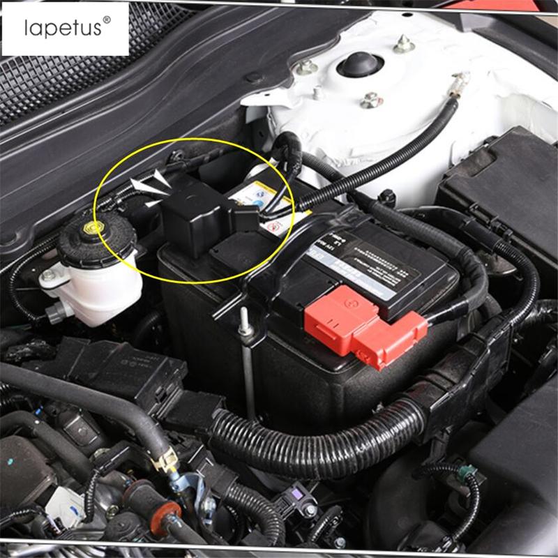 Lapetus Accessories Fit For Honda Accord 10th 2018 -  Plastic Engine Battery Negative Interface Frame Molding Cover Kit Trim
