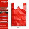 Ubag Rote Einweg-Plastiktüten im Westenstil