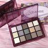 Ucanbe 15-Color Eyeshadow Palette Modern Futuristic Colorful Olive Green Gold Hong Kong Style Retro Daily Commute Light Makeup