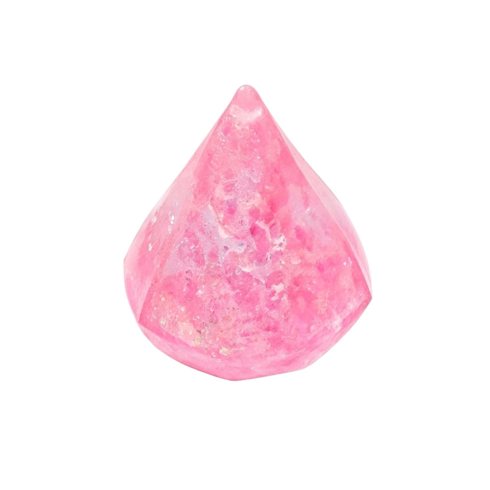

Diamond Shaped Sensory Stress Relief Toy Soft Squeeze Squishy Toy for Hand Exercise and Anxiety Reduction Durable Material One Size рожевий