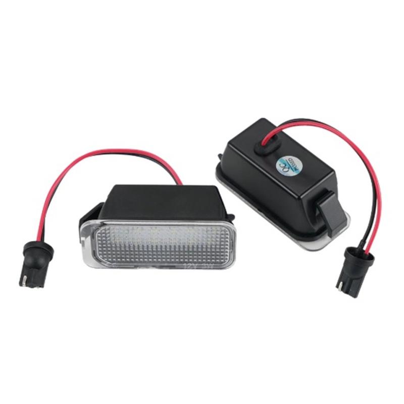 2pcs Number Plate Light for Ford Fiesta Focus Kuga Mondeo Galaxy Ecosport  Ranger Explorer LED License Lamp