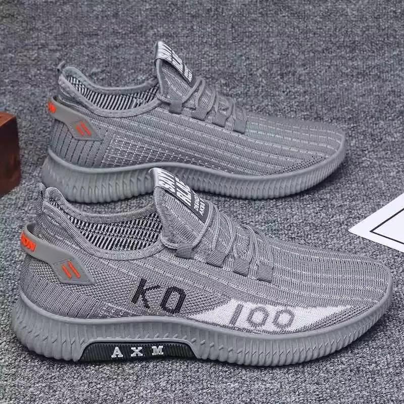 

Мягкая подошва весенних и осенних туфель из старой ткани, дышащая сетчатая обувь, нескользящая износостойкая повседневная обувь с низким верхом, рабочая обувь 40 бежевый