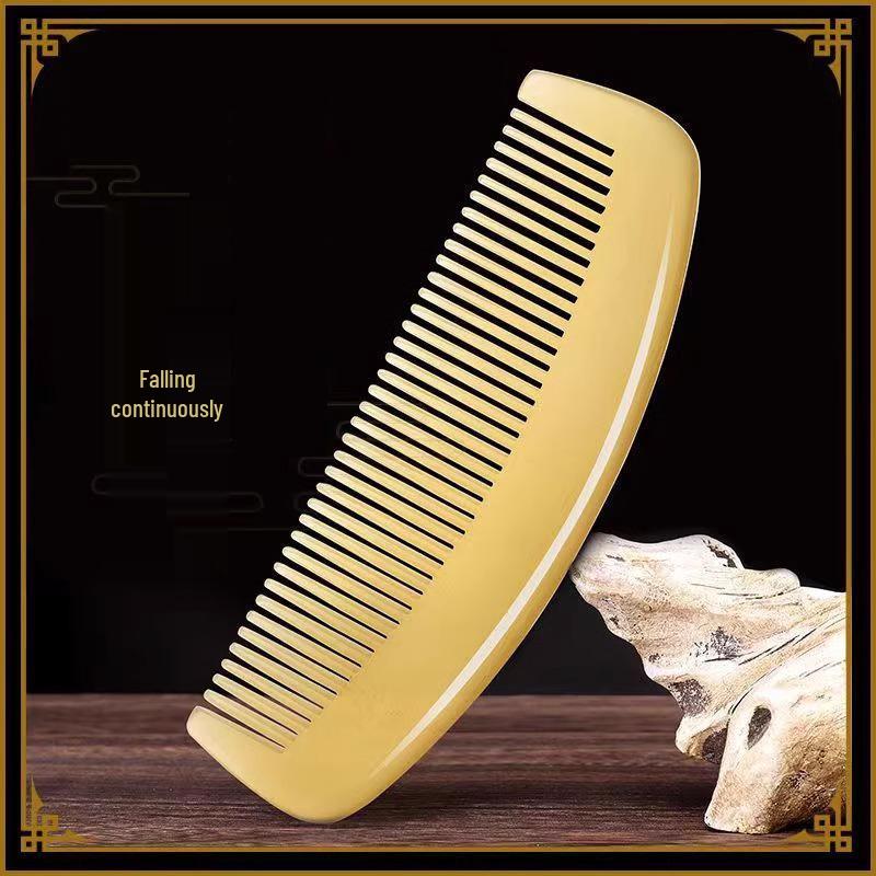 Peigne de Massage du Cuir Chevelu Compact en Croissant - Plastique, Caoutchouc, Design Portable Sans Manche