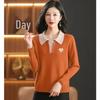 SNOWFLYING Women's Lapel Wool Sweater