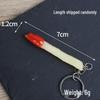 Creative Food Model Keychain: Ketchup, Chicken Nuggets, French Fries Pendant for Student Backpacks