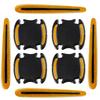 4/8 Pcs EGP Car Door Bowl Sticker Anti Scratch Door Handle Warning Reflective Door Handle Paint Scratch Soft Adhesive Film