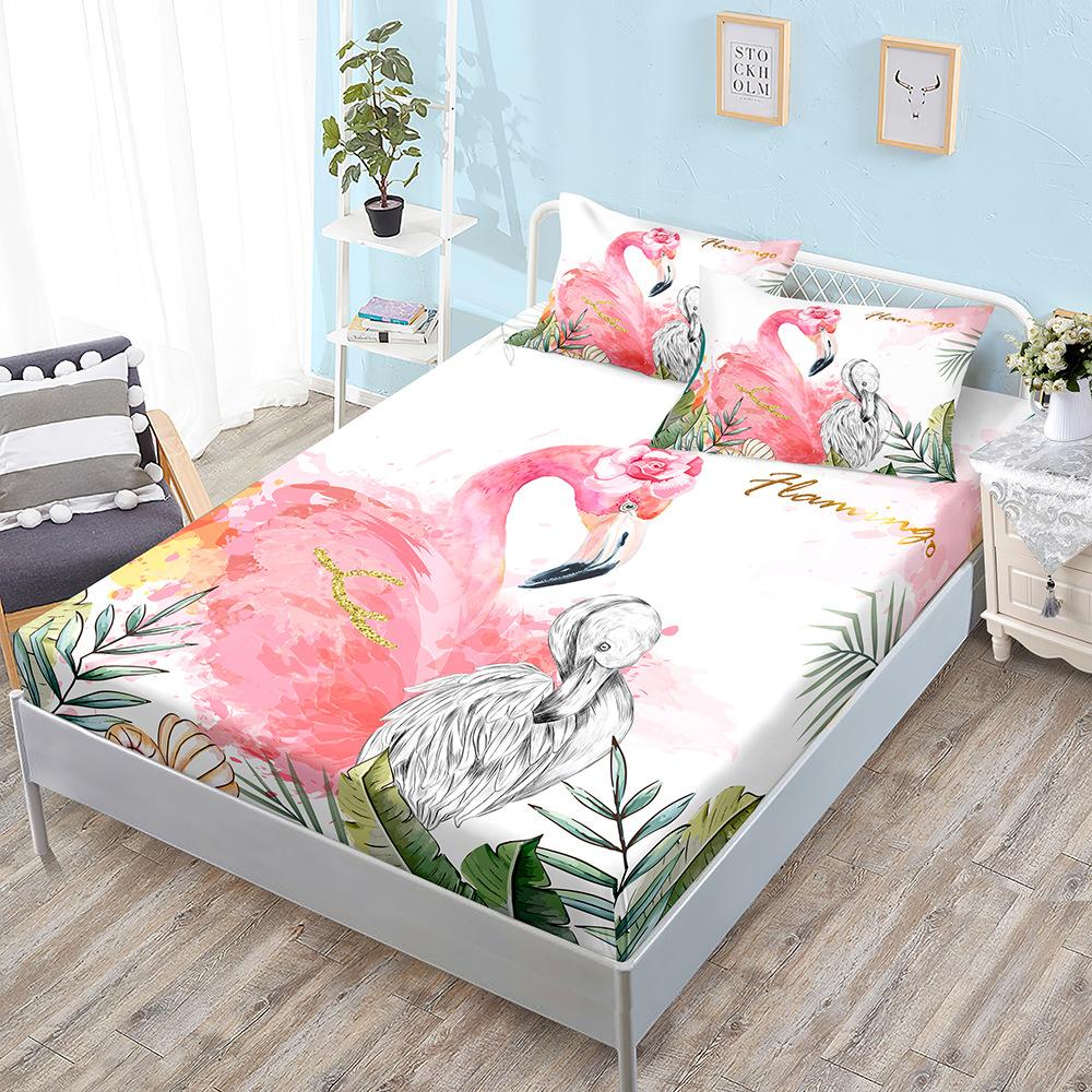 Animal Mattress Three-Piece Set, Bedspread, Pillowcase, Mattress Protective Cover, Dust-Proof And Non-Slip.