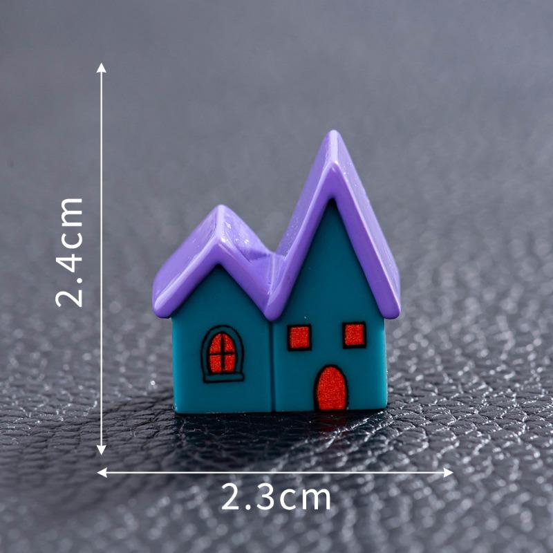 Halloween Pumpkin Zombie Magic House Mini Tiny House Resin Crafts Resurrection Ghost Festival Ornaments Knickknacks