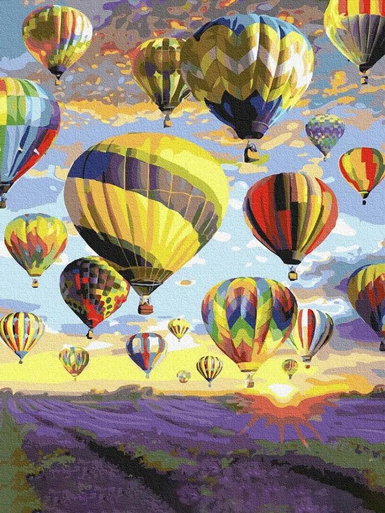 

DIY полный круг алмазная живопись вышивка крестиком 3D воздушный шар комиксы домашнее декоративное искусство Пейзаж алмазная живопись 5d алмазная живопись Full Round 25X37.5CM