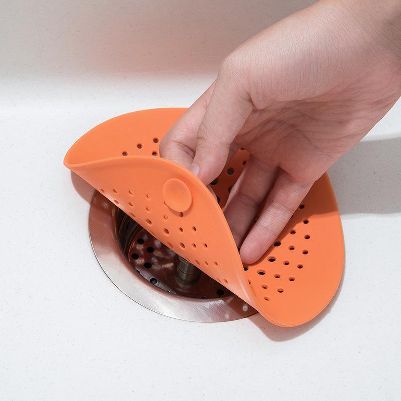 Anti-Clog Bathroom Sink & Toilet Hair Filter Drain Cover