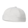 Retro Brimless Docker Cap Quick Drying Melon Skin Caps Casual Skullcap  Unisex