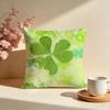 FourLeaf Lucky Clover Cushion Cover Soft Pillow Cases for Home Bedroom Living Room Sofa