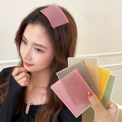 10PCS Liu Hai Tie Feminino Preto Post Adesivo de Cabelo Adesivo Mágico Adesivo de Cabelo Adesivo para Cabelo Quebrado Acessório de Cabeça