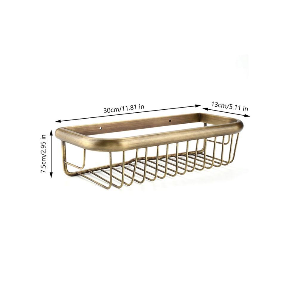 Wall Mount Shower Caddy Basket Shampoo Storage Holder  Bathroom Shower Washroom Restroom Kitchen