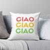 Ciao Typical Italian Hello Pillowcase Polyester Linen Velvet Creative Zip Decor Throw Pillow Case Sofa Cushion Cover