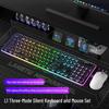 Langtu LT600 Wireless Silent Membrane Keyboard & Mouse Set for Gaming and Office Use