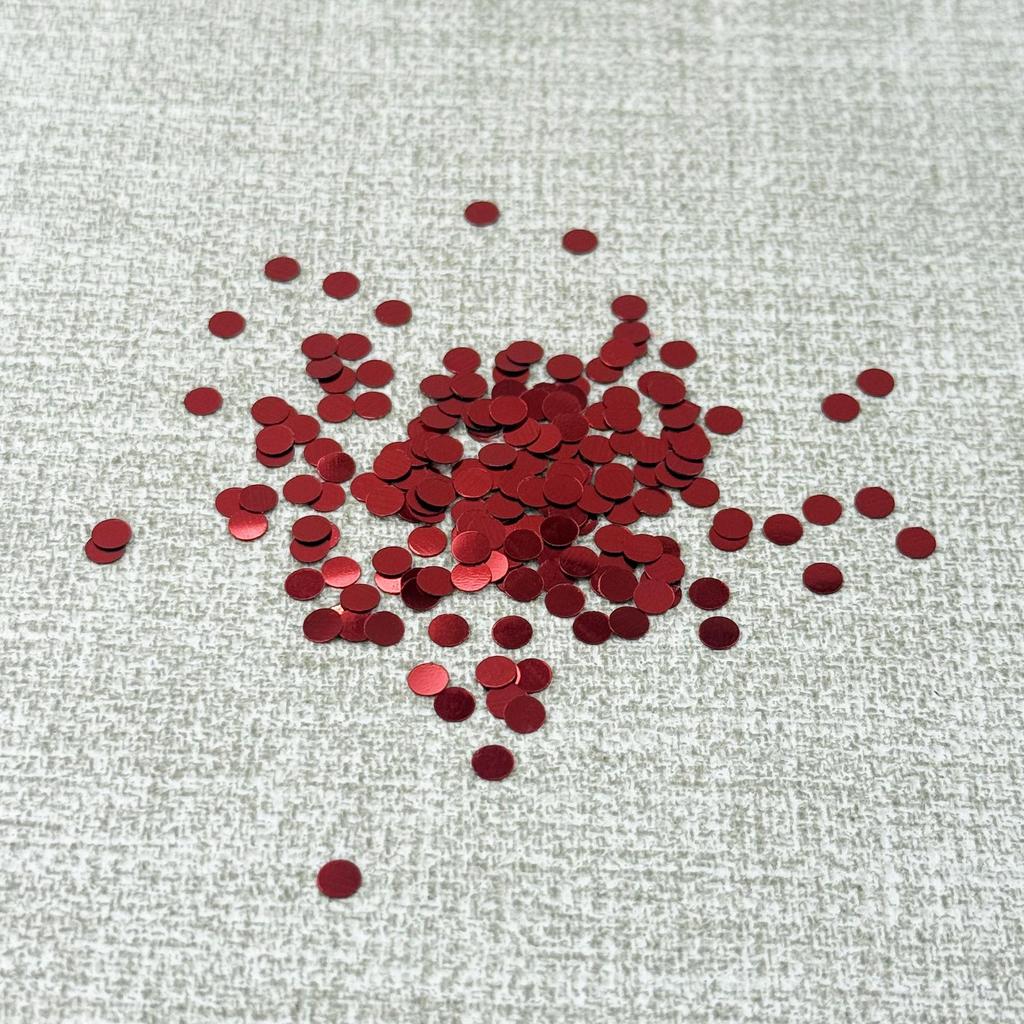 Runde Flache PET-Pailletten Ohne Loch für DIY-Schmuck & Bühnenkostüm-Accessoires