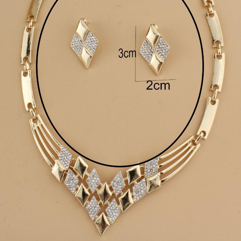 3-Piece Earrings & Necklace Jewelry Set KTJ